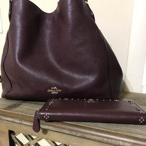 Coach purse and wallet